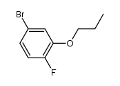 4-Bromo-1-fluoro-2-propoxy-benzene Structure
