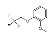 1-Methoxy-2-(2,2,2-trifluoroethoxy)benzene结构式