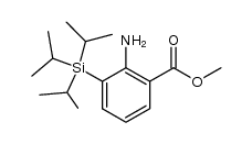 methyl 2-amino-3-(triisopropylsilyl)benzoate Structure