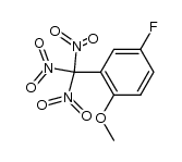 4-fluoro-2-(trinitromethyl)anisole结构式