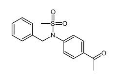 N-(4-Acetyl-phenyl)-N-benzyl-methanesulfonamide Structure