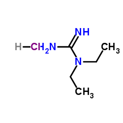 1,1-二乙基胍 盐酸盐结构式