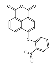 4-(2-Nitrophenoxy)-1,8-naphthalic anhydride结构式