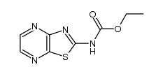 2-ethoxycarbonylaminothiazolo/4,5-b/pyrazine Structure