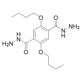 2,5-二丁氧基对苯二酰肼结构式