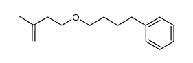 1-[4-(3-methylbut-3-enyloxy)butyl]benzene结构式