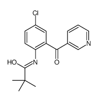 N-[4-chloro-2-(pyridine-3-carbonyl)phenyl]-2,2-dimethylpropanamide结构式