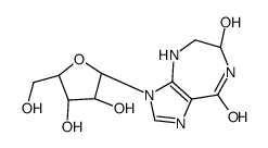 azepinomycin 3-ribofuranoside结构式