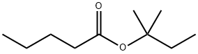 Pentanoic acid, 1,1-dimethylpropyl ester Structure