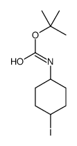 (4-碘-环己基)-氨基甲酸叔丁酯结构式