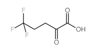 5,5,5-Trifluoro-2-oxopentanoic acid Structure