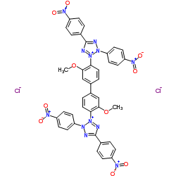 四硝基四氮唑蓝(TNBT)结构式