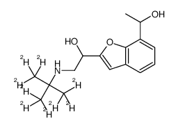 1'-羟基丁糠醛-d9(非对映异构体混合物)结构式