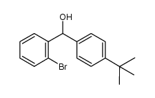 2-bromophenyl[4-(1,1-dimethylethyl)phenyl]methanol结构式