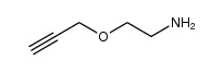 Propargyl-PEG1-NH2结构式