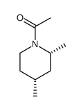 Piperidine, 1-acetyl-2,4-dimethyl-, cis- (9CI)结构式