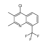4-chloro-2,3-dimethyl-8-(trifluoromethyl)quinoline Structure
