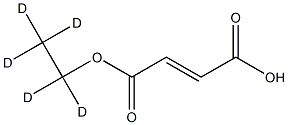 [2H5]-富马酸单乙酯结构式