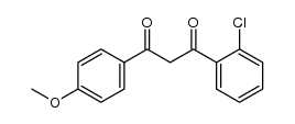 2-[2-Chlor-phenyl]-4-[4-methoxy-phenyl]-dioxol-(1,3)结构式