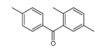 (2,5-dimethylphenyl)-(4-methylphenyl)methanone Structure