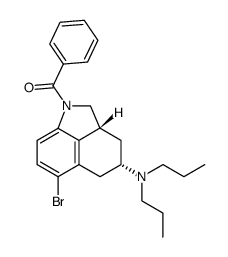 ((2aR,4S)-6-bromo-4-(dipropylamino)-2a,3,4,5-tetrahydrobenzo[cd]indol-1(2H)-yl)(phenyl)methanone Structure