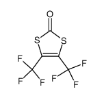 4,5-bis(trifluoromethyl)-1,3-dithiole-2-one结构式
