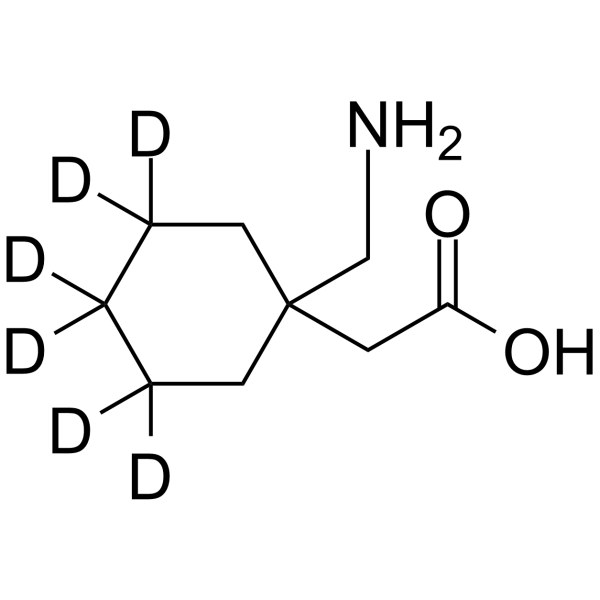 Gabapentin-d6 Structure