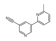 5-(6-methylpyridin-2-yl)pyridine-3-carbonitrile Structure