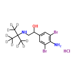 Brombuterol D9 hydrochloride structure