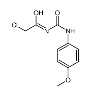 2-CHLORO-N-{[(4-METHOXYPHENYL)AMINO]CARBONYL}ACETAMIDE Structure