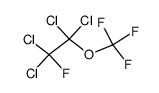 1,1,2,2-tetrachloro-1-fluoro-2-trifluoromethoxyethane Structure