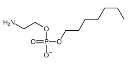 2-aminoethyl heptyl phosphate结构式
