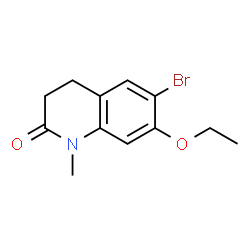 6-Bromo-7-ethoxy-1-methyl-1,2,3,4-tetrahydroquinolin-2-one结构式