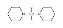 dichlorocadmium; 6H-pyridine; 3,4,5,6-tetrahydro-2H-pyridine Structure