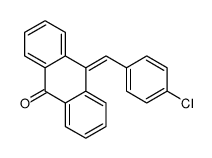 10-[(4-chlorophenyl)methylidene]anthracen-9-one Structure