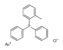 Diphenyl(o-tolyl)phosphine gold(I) chloride Structure