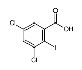 3,5-二氯-2-碘苯甲酸结构式
