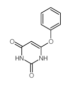 2,4(1H,3H)-Pyrimidinedione,6-phenoxy-结构式