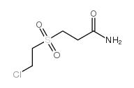 3-[(2-氯乙基)磺酰基]丙酰胺结构式