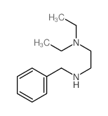 1,2-Ethanediamine,N1,N1-diethyl-N2-(phenylmethyl)- Structure