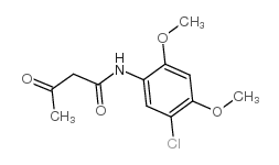N-(5-氯-2,4-二甲氧基苯基)-3-氧代丁酰胺结构式