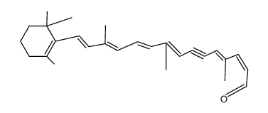15,15'-didehydro-10'-apo-β,psi-carotenal Structure