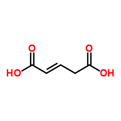 trans-Glutaconic acid Structure