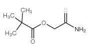 2-氨基-2-硫氧乙基特戊酸酯结构式