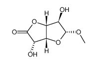 methyl β-D-glucofuranosidurono-6,3-lactone Structure