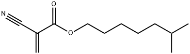α-氰基丙烯酸异辛酯结构式