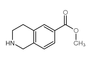 1,2,3,4-四氢-6-异喹啉羧酸甲酯结构式