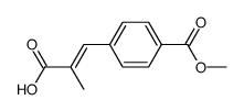 Benzoic acid, 4-[(1E)-2-carboxy-1-propenyl]-, 1-methyl ester (9CI) Structure