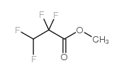 methyl 2,2,3,3-tetrafluoropropanoate结构式