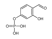 (4-formyl-3-hydroxyphenyl) dihydrogen phosphate Structure